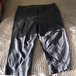 Loft Gray/Blue Women’s Capris, size 12